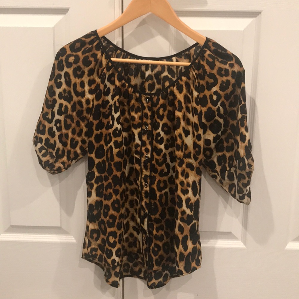 Express cheetah top